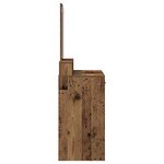 vidaXL Table de Toilette avec tiroir Bois ancien 100 x 41 x 140 cm