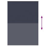 vidaXL Store enrouleur occultant 160 x 230 cm bleu