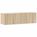 vidaXL Ensemble de meubles TV 3 Pièces Chêne sonoma Bois d'ingénierie