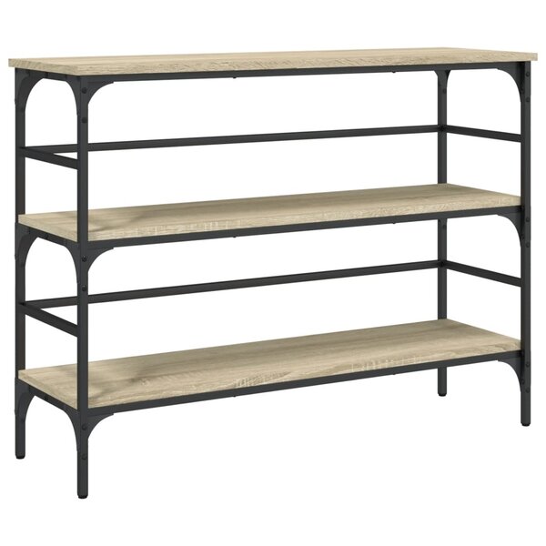 vidaXL Table console chêne sonoma 100x32x75 cm bois d'ingénierie