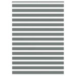 vidaXL Store zèbre gris foncé largeur du tissu 150 9 cm polyester