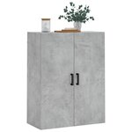 vidaXL Armoire murale gris béton 69 5x34x90 cm