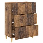 vidaXL Armoire à tiroirs Bois ancien 66 x 34 5 x 90 cm