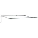 vidaXL Auvent Rétractable Beige 400 × 300 cm tissu