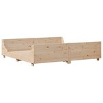 vidaXL Cadre de lit sans matelas 180x200 cm bois massif de pin
