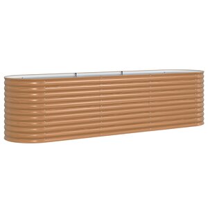 vidaXL Lit surélevé Effet Bois Métal 320 X 80 X 81 cm Durable