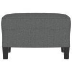 vidaXL Repose-pied Gris foncé 60x50x41 cm Tissu