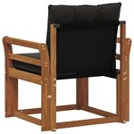 vidaXL 2 Pièce Canapé d’extérieur Bois d'Acacia Massif Naturel