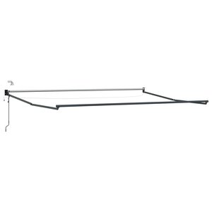 vidaXL Cadre de store rétractable électrique Anthracite 4 5 × 3 m