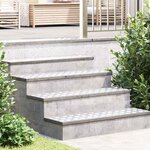 vidaXL Plaques à damier 2 Pièces Argent 100 x 25 cm Aluminium