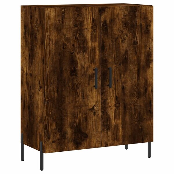 vidaXL Buffet chêne fumé 69 5x34x90 cm bois d'ingénierie