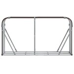 vidaXL Porte-bûches marron 180x45x100 cm acier galvanisé