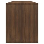 vidaXL Meuble TV chêne marron 130x35x50 cm bois d'ingénierie