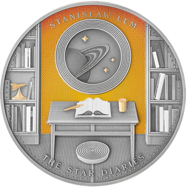 Monnaie STANISLAW LEM Star Diaries Argent 2000 Francs Cameroon 2025