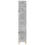 vidaXL Ensemble de Meubles 2 Pièces Gris béton Bois d'ingénierie