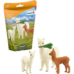 Schleich 42544 - Wild Life Famille d'alpagas