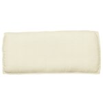 vidaXL Set de coussins de palette 3 Pièces Crème 120 x 50 x 12 cm