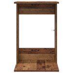 vidaXL Table d'appoint Bois ancien 40 x 38 x 62 5 cm Bois d'ingénierie