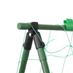 vidaXL Treillis de jardin pour plantes grimpantes forme de A acier