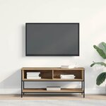vidaXL Meuble TV chêne artisanal 100 x 35 x 45 cm Bois d'ingénierie