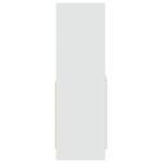 vidaXL Buffet haut blanc 63x33x100 cm bois d'ingénierie