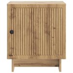 vidaXL Cabinet de chevet 2 pièces Chêne artisanal 43 x 34 5 x 50 cm