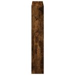 vidaXL Étagère cube murale 12 compartiments chêne fumé bois ingénierie