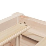 vidaXL Cadre de lit sans matelas 90x200 cm bois de pin massif
