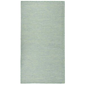 vidaXL Tapis à tissage plat d'extérieur 140x200 cm Turquoise