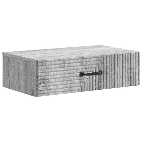 vidaXL Table d'appoint murale 59 x 34 5 x 17 cm Bois d'ingénierie