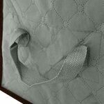 vidaXL Boîte de rangement avec fenêtre latérale transparente 6 pc Gris