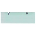 vidaXL Étagères murales 2 Pièces Verre 60x20 cm 8 mm