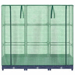 vidaXL Jardinière surélevée avec housse aspect rotin 120x40x123 cm