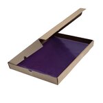 Etui Carton De 100 Pochettes Coin Pvc Lisse Haute Résistance 13/100e - A4 - Violet - Exacompta