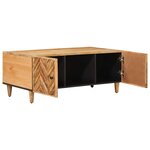 vidaXL Table basse Marron 100 x 54 x 40 cm Bois de mangue massif