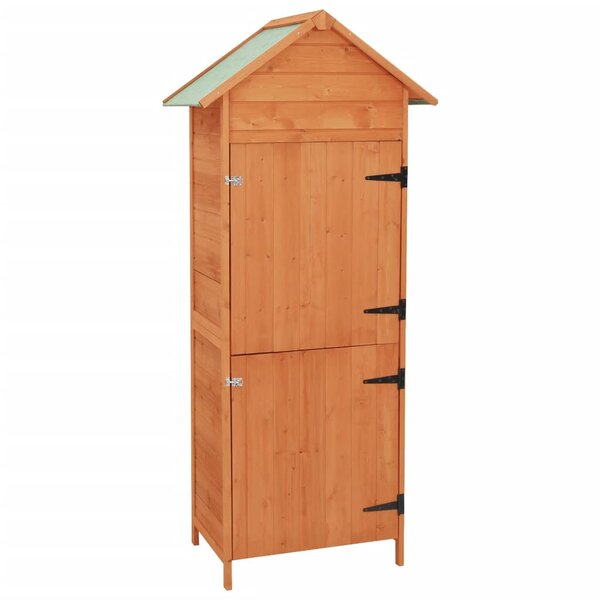 vidaXL Armoire de rangement de jardin Marron 42 5x64x190 cm