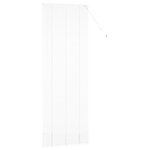 vidaXL Store de Fenêtre avec des rideaux Blanc Aluminium