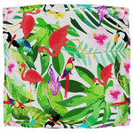 vidaXL Coussin de palette pour siège Jungle tropical 80x80x12 cm en tissu Oxford