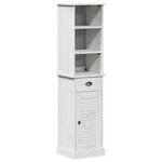 vidaXL Ensemble de mobilier de salle de bain 2 Pièces Marron et blanc