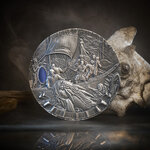 Pièce de monnaie en Argent 50 Dollars g 1000 (1 Kg) Millésime 2025 The Witcher Book SEASON OF STORMS