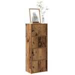 vidaXL Bibliothèque vieux bois 40x24x102 cm bois d'ingénierie