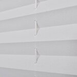 vidaXL Store plissé 100x200 cm Blanc