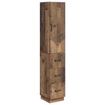 vidaXL Ensemble de Meubles 2 Pièces Bois ancien 33 x 34 5 x 87 cm