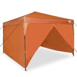 vidaXL Tente à auvent pop-up Orange 300 x 300 cm tissu