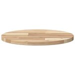 vidaXL Dessus de table rond Ø40x2 cm bois massif d'acacia