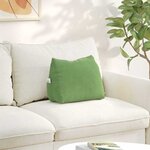 vidaXL Coussin de Dos Vert clair 45 x 20 x 35 cm