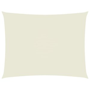 vidaXL Voile de parasol tissu oxford rectangulaire 2 5x4 m crème