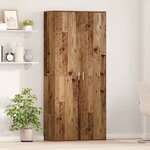 vidaXL Buffet Bois Ancien 80 x 35 x 180 cm Bois d'ingénierie