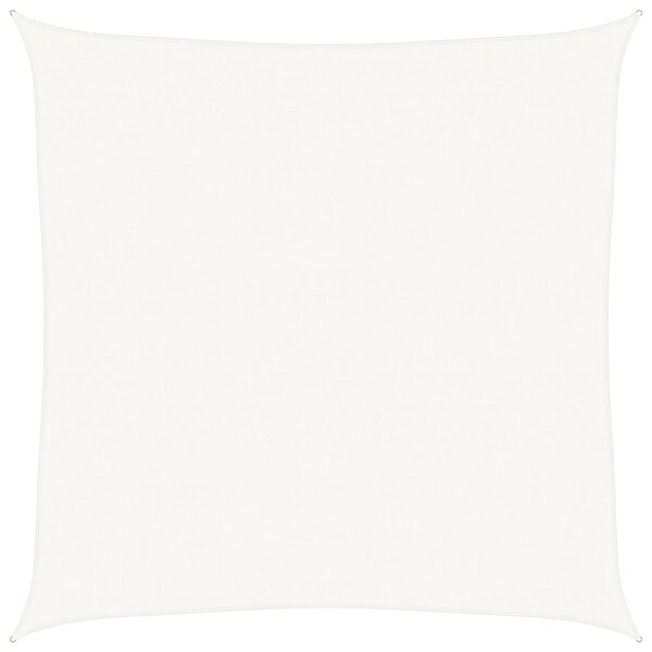 vidaXL Voile d'ombrage 160 g/m² Blanc 7x7 m PEHD