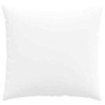 vidaXL Coussins de canapé 2 Pièces Blanc 45 x 45 cm tissu